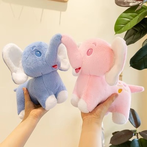 Peluche a Forma di <span class=keywords><strong>Elefantino</strong></span> Blu e Rosa, Adatto come Regalo per Bambini e Bambine - Product Image 6