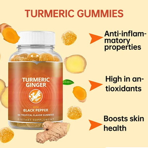Compléments alimentaires à base de plantes OEM : Gummies végétaux infusés <span class=keywords><strong>au</strong></span> curcuma et <span class=keywords><strong>au</strong></span> <span class=keywords><strong>gingembre</strong></span>, saveur cannelle, <span class=keywords><strong>bonbons</strong></span> vitaminés - Product Image 4