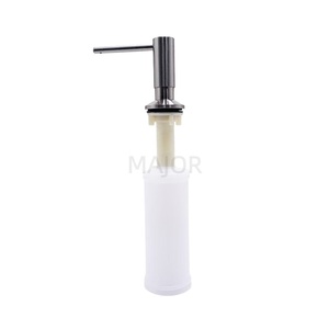 Dispenser di Sapone Liquido Personalizzato <span class=keywords><strong>per</strong></span> Lavello da Cucina con Testa della Pompa in Ottone, Dispenser Integrato <span class=keywords><strong>per</strong></span> <span class=keywords><strong>Detersivo</strong></span> <span class=keywords><strong>Piatti</strong></span> - Product Image 3