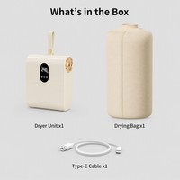 Séchoir à linge compact et portable : flux d'air chaud doux pour un confort hivernal, offre des vêtements chauds et confortables, outil de séchage quotidien.