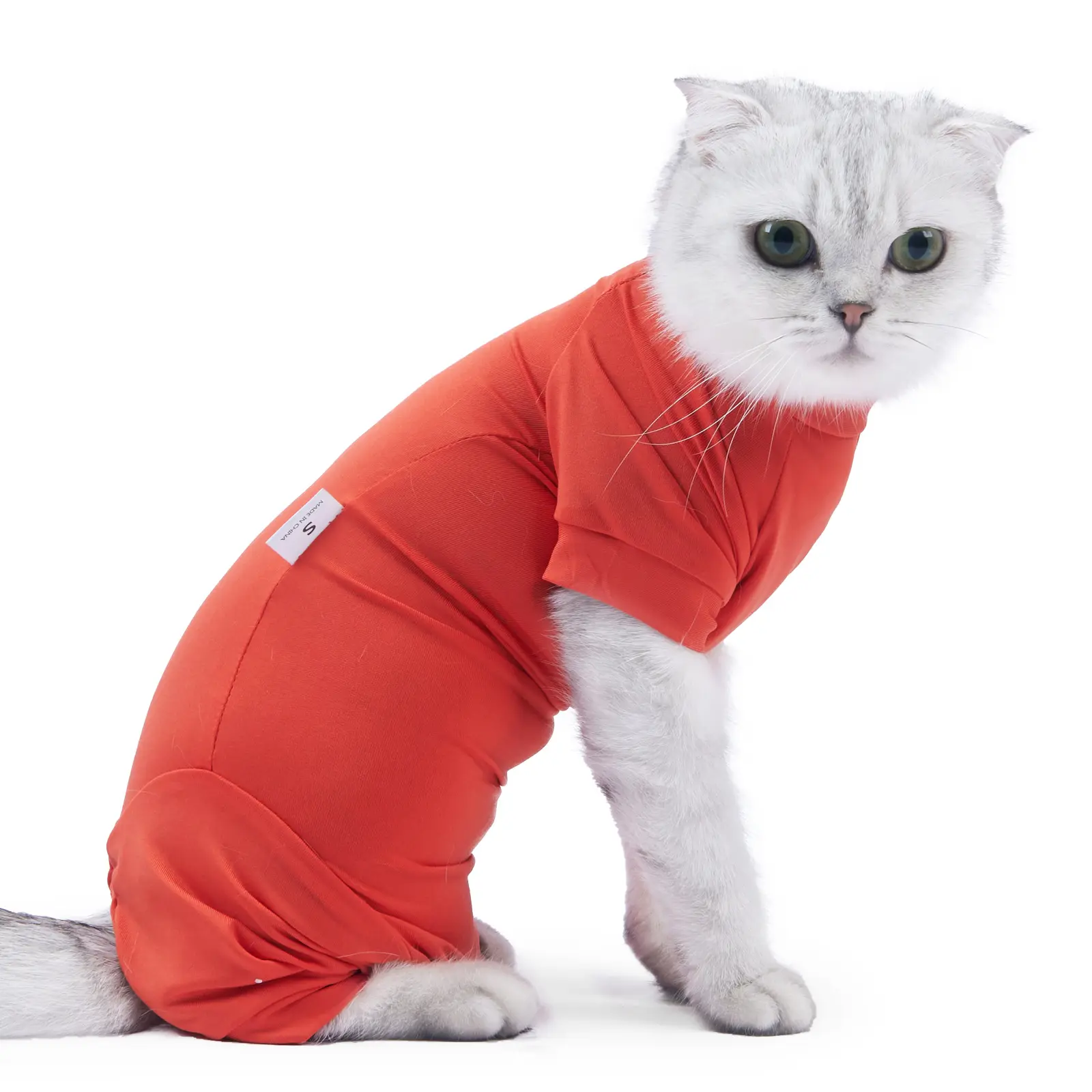 애완 동물 점프 슈트 4 다리 개 Onesies 티셔츠 세련된 강아지 의상 대형 중형 개 고양이 코트