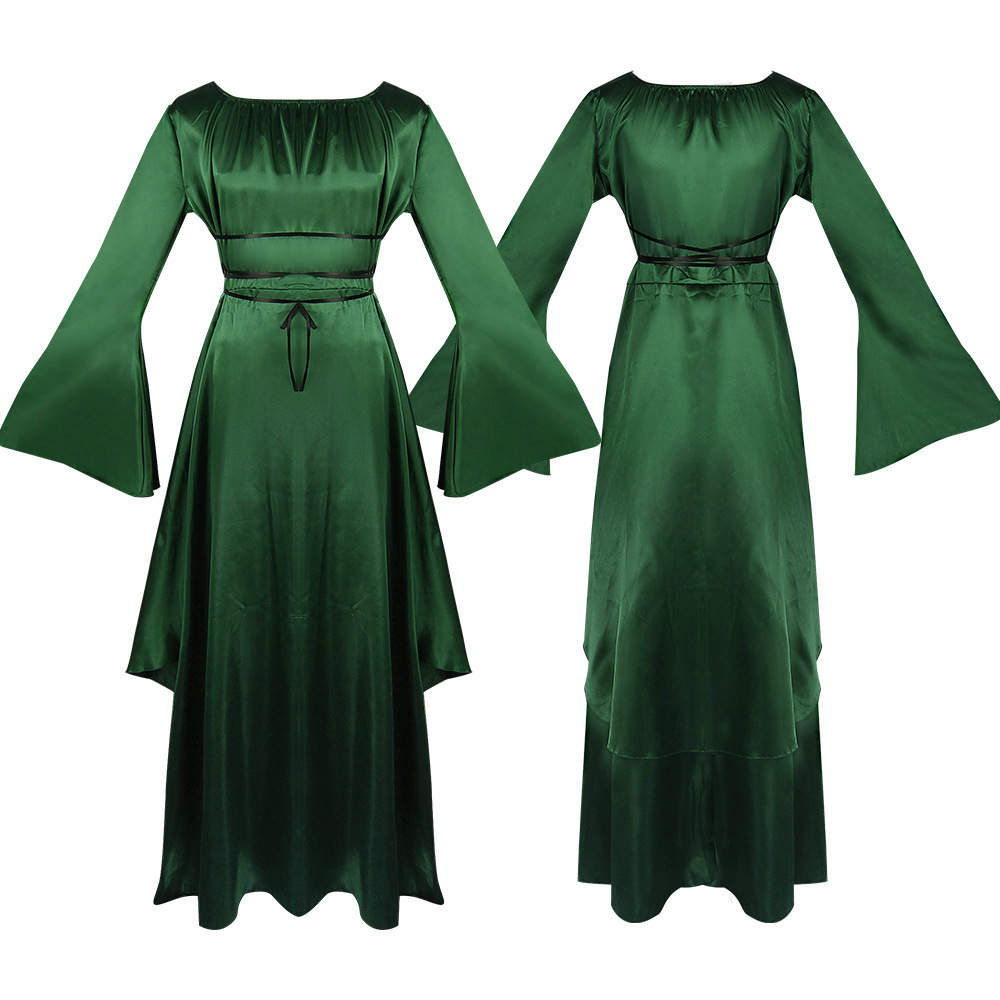 Green party dress