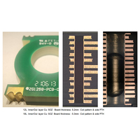 Carte de circuit imprimé en cuivre épais personnalisée ENIG pour alimentation électrique, capacité de courant élevée, 3oz à 6oz, avec Gerber