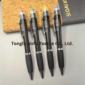 Stylo à bille <span class=keywords><strong>publicitaire</strong></span> lumineux LED coloré créatif avec écran tactile et fonctions rotatives Cadeau d'affaires - Product Image 4