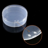 Boîte de rangement de poudre, moulage par Injection, emballage plastique, Portable, transparent, étui de conteneur de poudre, bouffante de maquillage