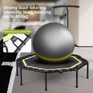 Trampolín Octagonal Plegable y Resistente <span class=keywords><strong>para</strong></span> <span class=keywords><strong>Gimnasia</strong></span> de Adultos, Mini Trampolín con Asa <span class=keywords><strong>para</strong></span> Ejercicio en Interiores - Product Image 3