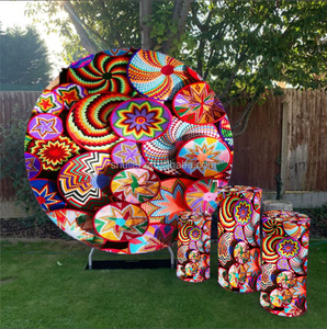 Grosir tadisional Moseb latar belakang bulat dekorasi penutup latar belakang kustom latar belakang dengan logo Etiopia - Product Image 6