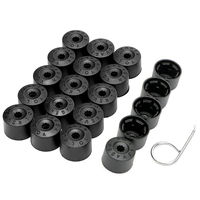 Cubiertas para Tuercas de Rueda de Coche para VW Volkswagen Jetta Polo Tiguan Golf Passat B6 Seat Leon Ibiza, Tapas para Tornillos de Neumáticos, Accesorios