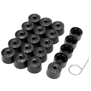 Cubiertas para Tuercas de Rueda de Coche para VW Volkswagen Jetta Polo Tiguan Golf Passat B6 Seat Leon <span class=keywords><strong>Ibiza</strong></span>, Tapas para Tornillos de Neumáticos, Accesorios - Product Image 1