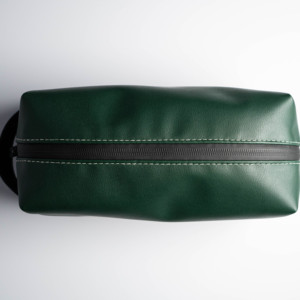 PU Leather Zipper Cosmetic Storage Bag Large Skincare Bag for <b>Men</b> Fashion Style ROOTSMEN AA5407-1 - Product Image 4