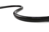 BERIXDEEP 36O °   Ruban néon rond noir 25 mm 24V 5W/M et 10W/M, flexible, sans points, étanche IP65, dimmable, IRC 90+, pour miroir
