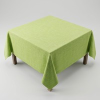 Nappe en tissu Lolis 180 GSM 60*60 pouces 100% polyester couleur unie, aspect lin, résistante aux plis, en polyester mélangé chiné