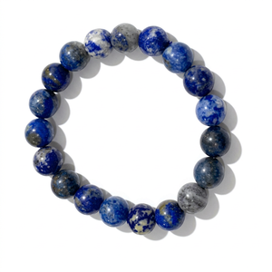 Bracelet en Agate Argentée de 10 mm en Gros, Perles de Quartz Fumé, 7 Chakras, Cristal Personnalisé, pour Femme, Religieux, Hindouisme, Fiançailles - Product Image 1