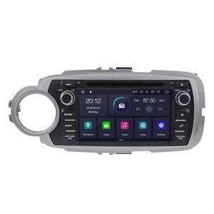PX6 IPS Màn Hình 4 + 64G <span class=keywords><strong>Android</strong></span> 10.0 Car Stereo DVD Đa Phương Tiện Đơn Vị Đứng Đầu Cho Yaris 2012-2015 xe Tự Động <span class=keywords><strong>PC</strong></span> Đài Phát Thanh GPS Navigation Âm Thanh - Product Image 2