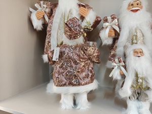 Babbo Natale Grande 90cm, Ornamenti Natalizi, Statuetta di Babbo Natale in Piedi, Decorazione Natalizia di Lusso per la Casa - Product Image 4