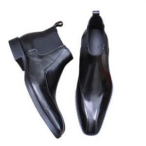 Chaussures Derby habillées de haute qualité en cuir véritable pour hommes, best-seller - Product Image 1