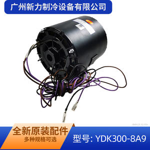 Moteur asynchrone Ydk300-8A9 400Vac 300W 50Hz triphasé pour ventilateur extérieur de climatiseur central - Product Image 5