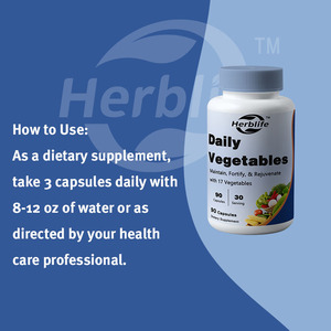 OEM Hot Sale- Customizable - Daily Vegetables 90 <b>Capsules</b> (30 Servings) - Maintain, Fortify, & Rejuvenate with 17 Vegetables - Product Image 3