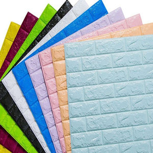 Carta da Parati Autoadesiva in Schiuma PE Effetto Mattoni per Decorazione Casa, Materiale Tapete per Camerette Bambini, Carta da Parati 3D Personalizzata - Product Image 3