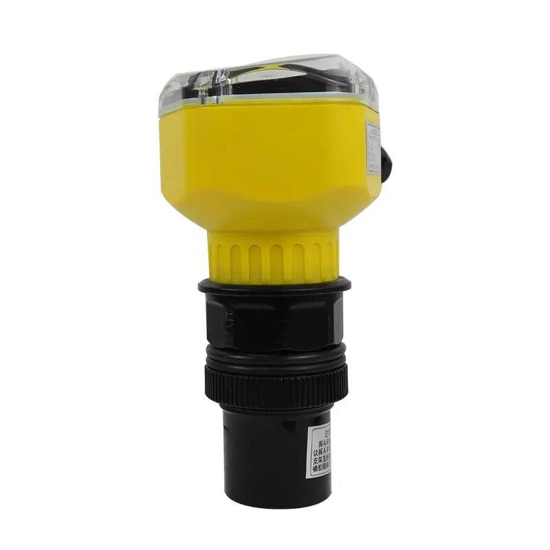 4-20ma dizel yakıt su tankı dijital seviye verici göstergesi göstergesi ölçer ultrasonik seviye sensörü