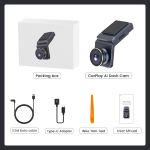 Grabadora de conducción de pantalla carplay portátil 2 millones de píxeles 4G + WIFI <span class=keywords><strong>Netflix</strong></span> Youtube Android Auto funciones - Product Image 6
