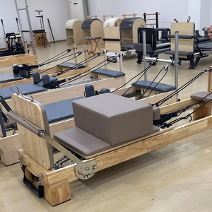 Cama de <span class=keywords><strong>Pilates</strong></span> de Madera de Roble de Grado Comercial, Máquina de Ejercicios de <span class=keywords><strong>Pilates</strong></span> Profesional, Venta Directa de Fábrica, Yingjimei - Product Image 6