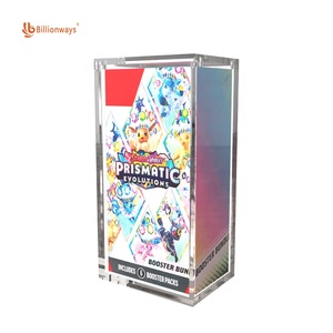 Cajas de almacenamiento personalizadas Pokemoned Tcg Pokemoned Elite Trainer Box Etb Funda protectora de plástico para tapa magnética - Product Image 3