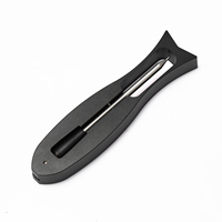Thermomètre à viande sans fil en plastique, contrôle par application à distance, anti-poussière, portable, résistant à la chaleur pour barbecue, fumoir, friteuse à air, extérieur