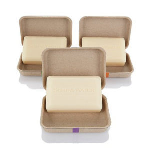 Caja de embalaje de jabón Natural reciclable para uso diario, embalaje de pulpa moldeada con prensa en seco, respetuosa con el medio ambiente - Product Image 2