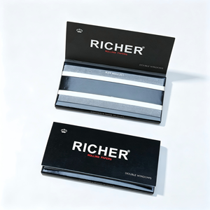 Richer <b>Rolling</b> Papers Double Windows 100 Papers Smoking Paper Customized Your Booklet Package - Product Image 1