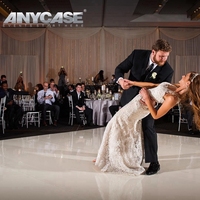 4x4 acrylique Plexi sans couture piste de danse Portable piste de danse blanc à l'intérieur 20x20ft brillant brillant piste de danse pour mariage