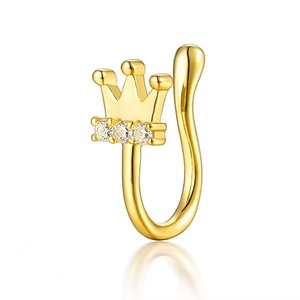 Anillo de Nariz Clásico de Plata de Ley 925 de 18k para Mujer, Piercing de Nariz de 7mm con Ópalo, Joyería Fina para Perforación de Nariz - Product Image 6