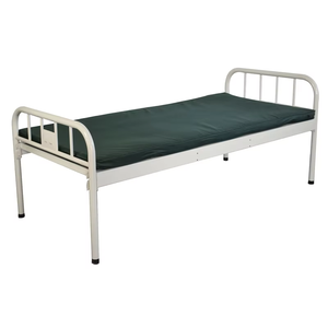 Tête de lit en fer <span class=keywords><strong>d</strong></span>'hôpital à faible coût Lit médical plat simple utilisé dans les hôpitaux et les cliniques - Product Image 4
