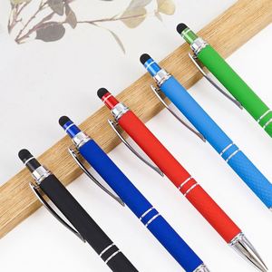Wholesale Cheap 2 in 1 Promotional Screen Ball <b>Pens</b> Metal Stylus <b>Ballpoint</b> <b>Pen</b> With Custom Logo - Product Image 3