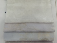 Tissu de rideau en chenille à motif nuage personnalisé en usine, adapté aux chambres à coucher et aux salons
