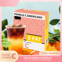 Verfrissende Citrus Fruit Americano Instant Koffie Rijk aan Vitamine C Supplement Pure Yunnan Arabica Premium Ochtend-energieboost