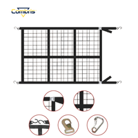 Filet de levage de cargaison durable en maille polyester pour le déplacement de charges lourdes, résistant aux déchirures pour les opérations de remorquage et de chargement