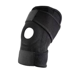 Genouillère réglable pour la protection sportive, noire, taille unique, soutien par compression, fixation articulaire unisexe - Product Image 3