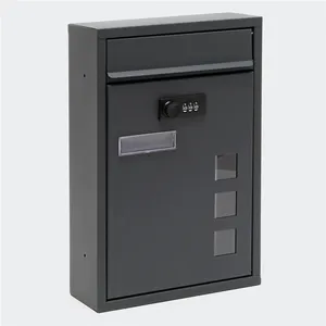AL062-2 Password lock large letter box stainless steel letter boxes