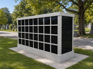 64 niches columbarium Vietnam Cemetery Garden Columbarium Grey Black <b>Stone</b> American Style Tailored Design - Product Image 5