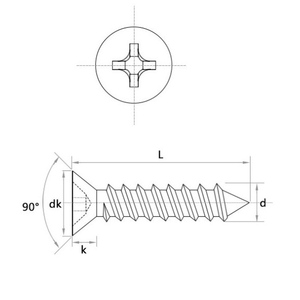 Nhiệm vụ nặng nề 5x55mm vách thạch cao vít Vàng kẽm & Oxit Đen mạ ISO tiêu chuẩn công nghiệp sử dụng-thép không gỉ đồng thau - Product Image 4