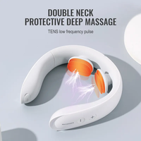 Masseur de cou à impulsion électrique Infrarouge lointain Chauffage Soulagement de la douleur Soins de santé Outil de relaxation Masseur cervical intelligent
