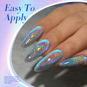 BORN PRETTY Vernis à ongles gel holographique laser œil de chat 10 ml, vernis gel UV professionnel à effet pailleté, à retirer par trempage, pour salon - Product Image 5