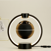 360 haut-parleur stéréo bluetooth flottant à lévitation magnétique avec lumière led pour cadeau de décoration