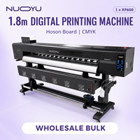 Machine d'impression numérique 1,8 m 1 X XP600 avec carte Hoson CMYK Grand format Vente en gros OEM