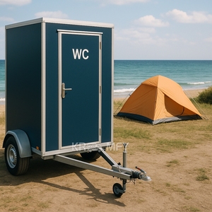 Toilettes mobiles 2025 pour adultes, portables, temporaires, avec douche - Product Image 4