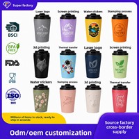 Mug à café 1/2M Half Million 12oz 350ml en acier inoxydable 304, isolation sous vide, isolation thermique 12-24h, avec couvercle, style américain