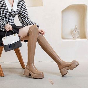 <span class=keywords><strong>Stivali</strong></span> da Donna con Tacco Alto di Grande Taglia, <span class=keywords><strong>Stivali</strong></span> Invernali alla Moda, <span class=keywords><strong>Stivali</strong></span> con Piattaforma Traspirante - Product Image 5