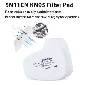 Masker 3M 6200, Masker Gas Setengah Wajah 3M, Respirator, Masker Gas Setengah Wajah yang Dapat Digunakan Kembali, Alat Pelindung untuk Pekerjaan Penggilingan - Product Image 3