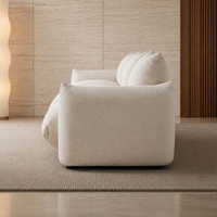 Canapé modulaire en tissu velours YUANCHANG, structure en bois de larch et d'eucalyptus, canapé noir pour salon